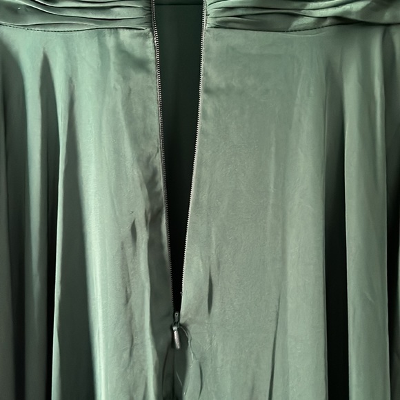 Mac Duggal 55245 LONG SLEEVE RUCHED WAIST A-LINE GOWN NWOT - Picture 10 of 17